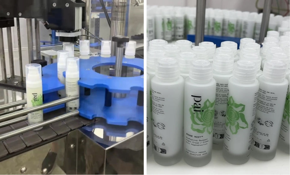 Bonne Nuit bottle production